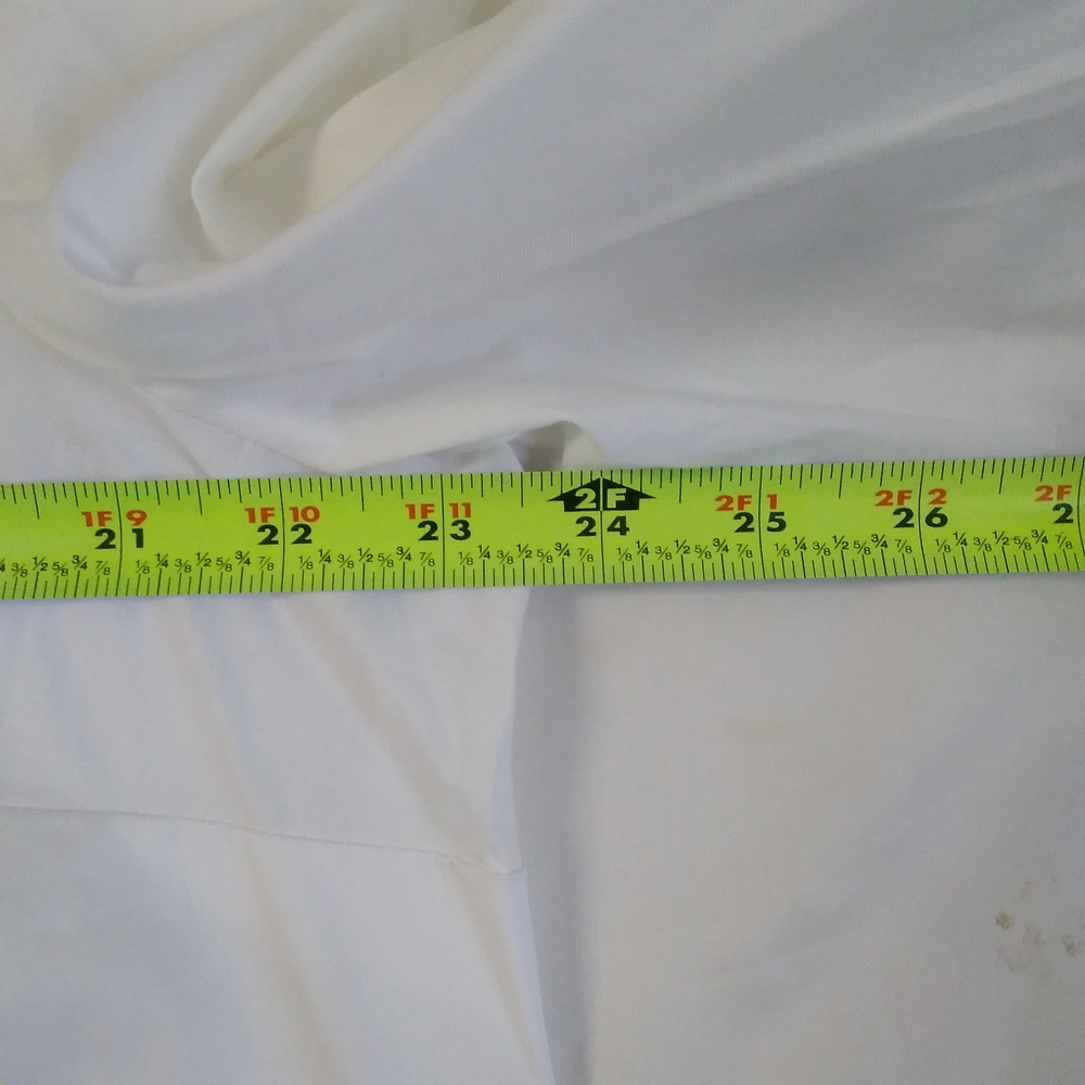 White V-Neck Puff Sleeve Top - Picture 9 of 10